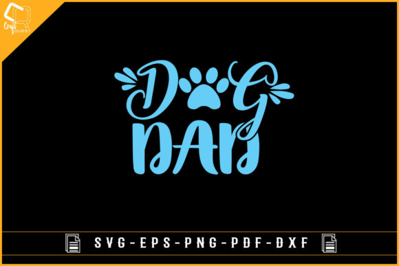 Dog Dad T-shirt Design for Dad and Dog