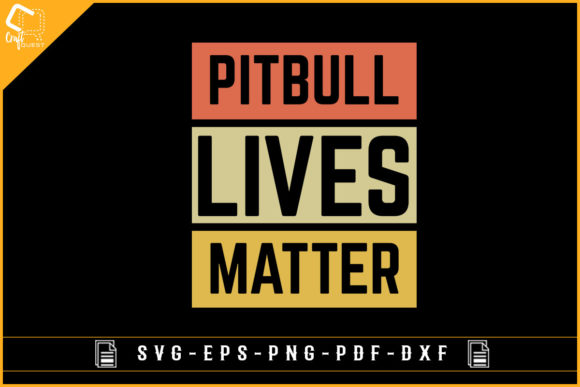 Pitbull Loves Matter Sublimation Dog